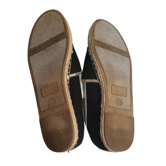 Sam Edelman Circus Beach Babe Slip On Flats Black Canvas Size 7.5 M - Picture 7 of 9